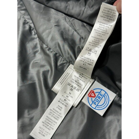 Patagonia Nano Puff Men Vest Size Small 84242 PrimaLoft Full Zip Forge Gray NWT - Picture 10 of 13